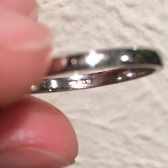 Ruby + White Gem + 9 Karat White Gold Ring, NWOT - Picture 9 of 11